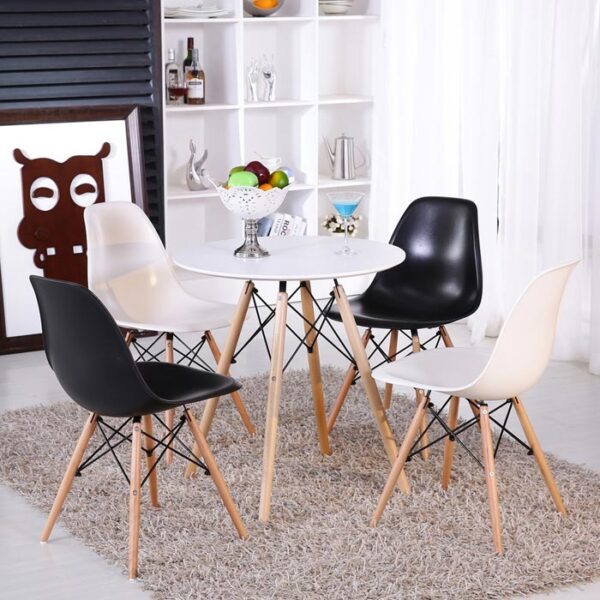 Bộ bàn Eames tròn và 4 ghế Eames - Hình ảnh 3