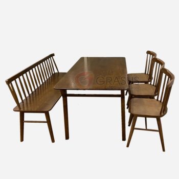 Bộ bàn ghế Pinnstol gỗ Sồi