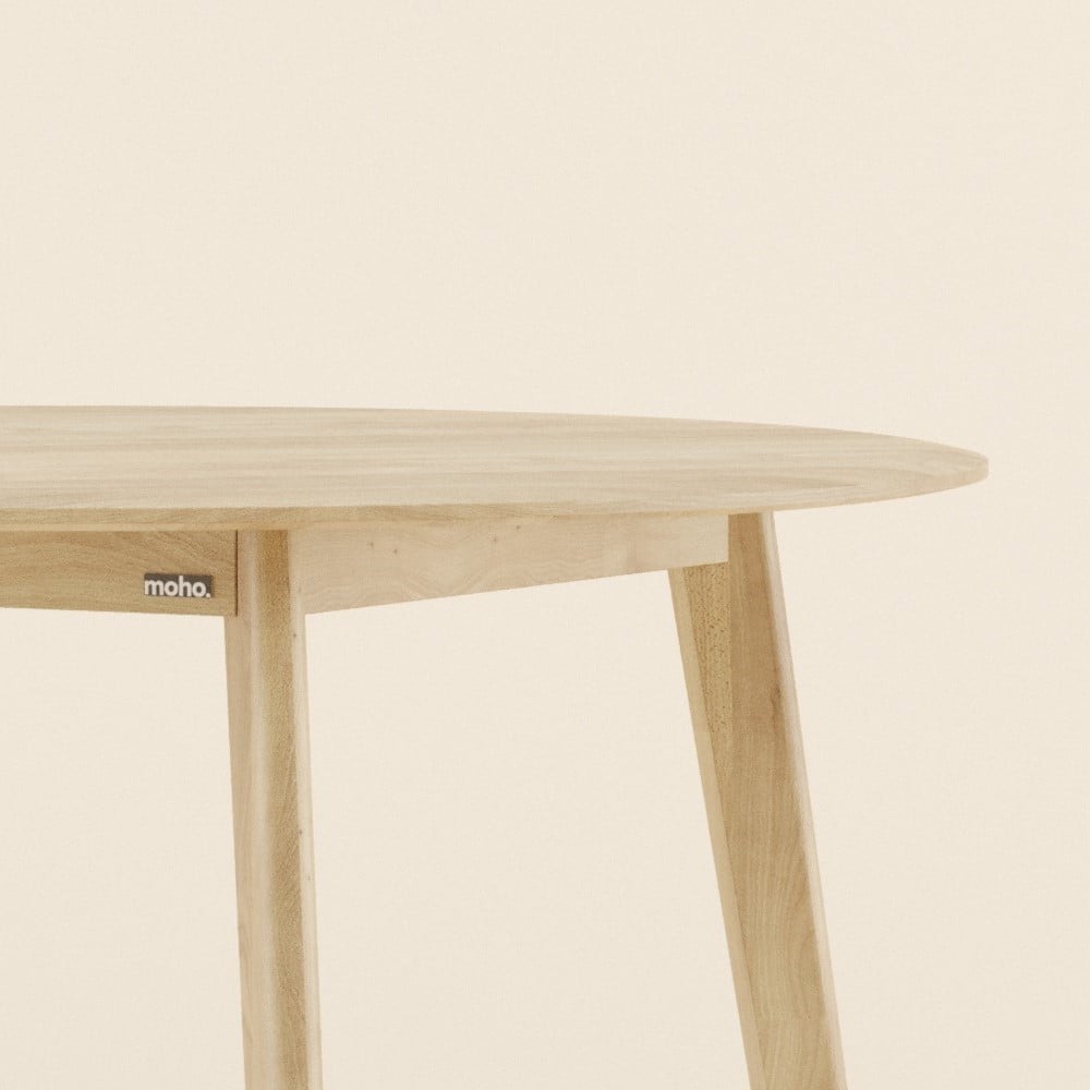 Bộ Bàn Ăn Tròn Oslo (Màu Tự Nhiên, 100)