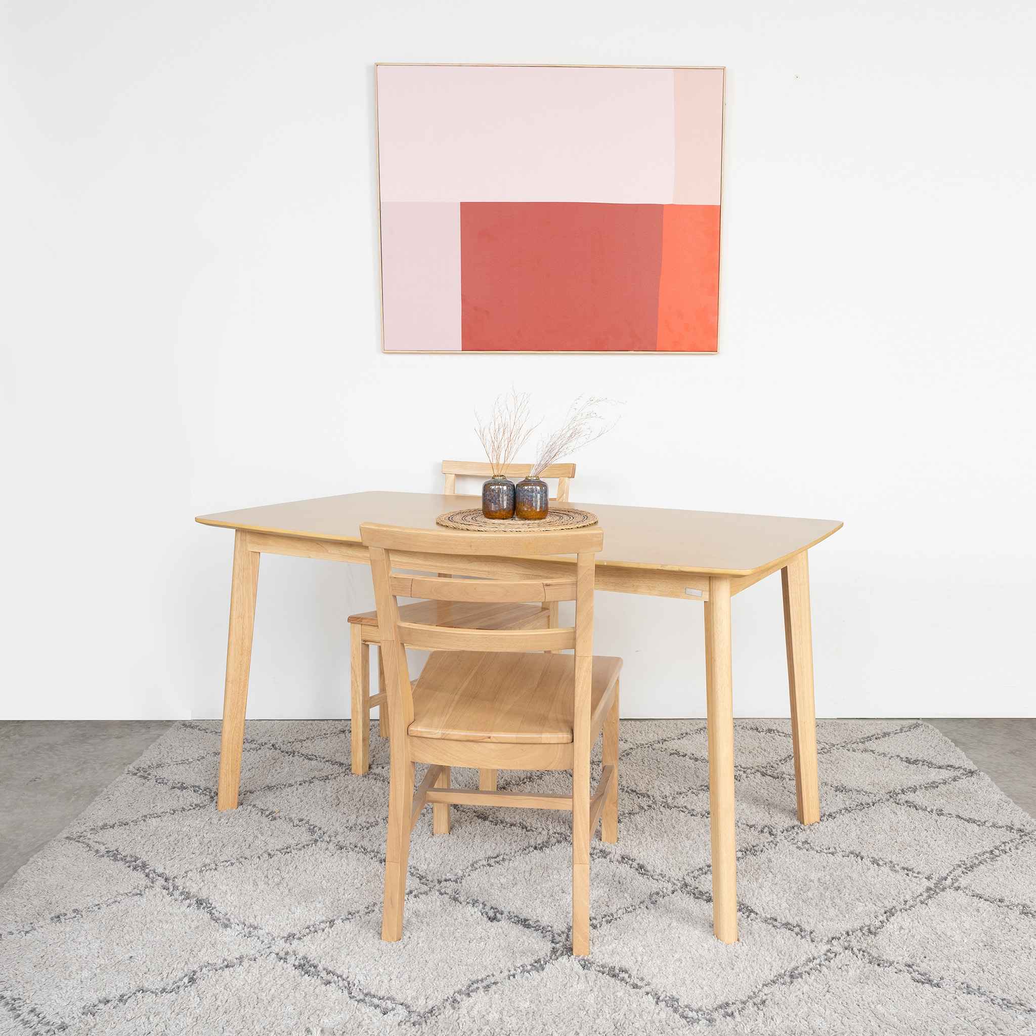 Bộ Bàn Ăn Gỗ 6 Ghế Cao Su  OSLO 601