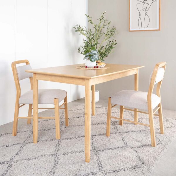 Bộ Bàn Ăn 4 Ghế Gỗ  MILAN 901 (1m25)
