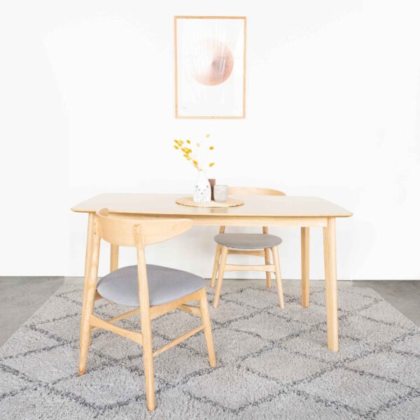 Bộ Bàn Ăn Gỗ 6 Ghế Cao Su  OSLO 601