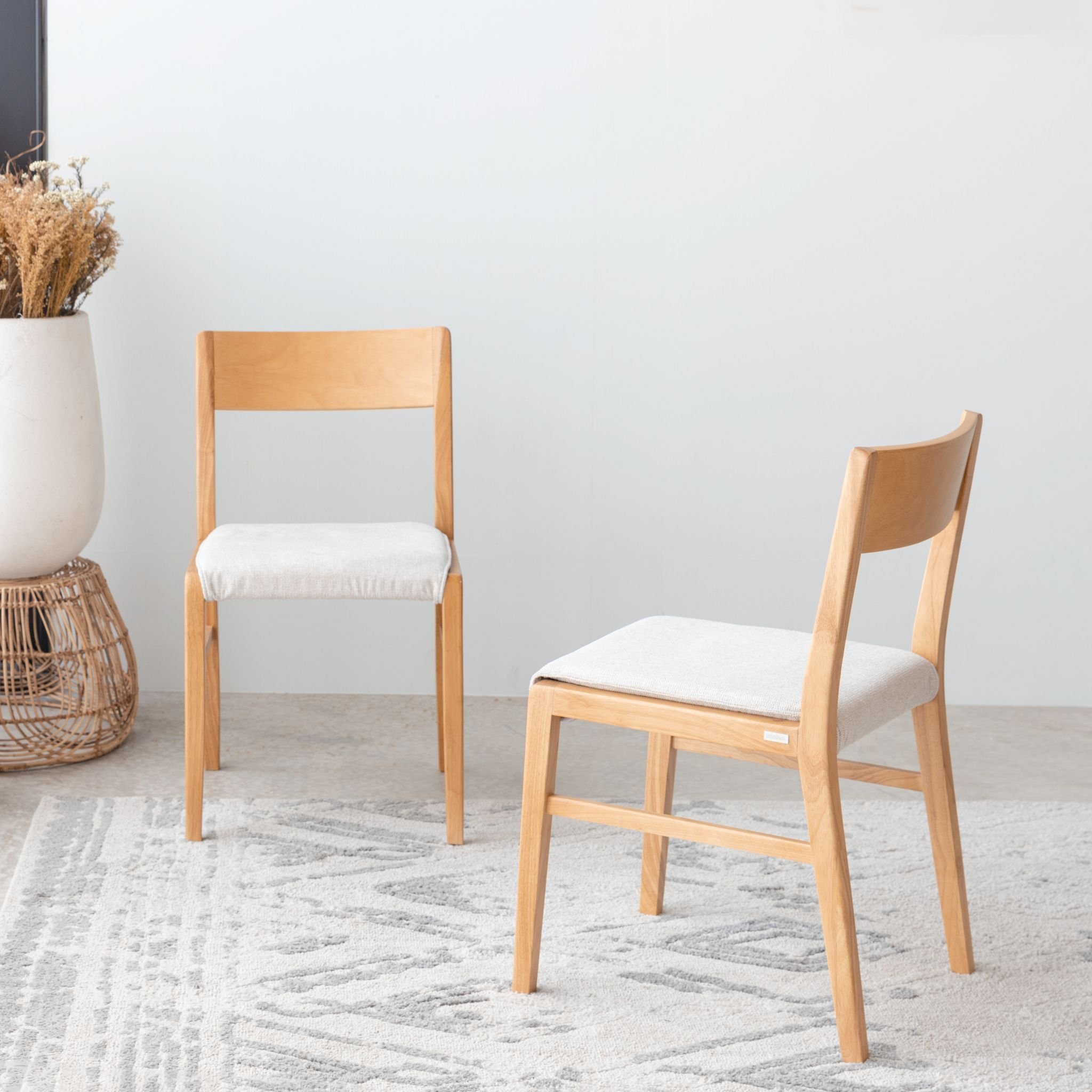 Ghế Ăn Gỗ Cao Su Tự Nhiên  FYN