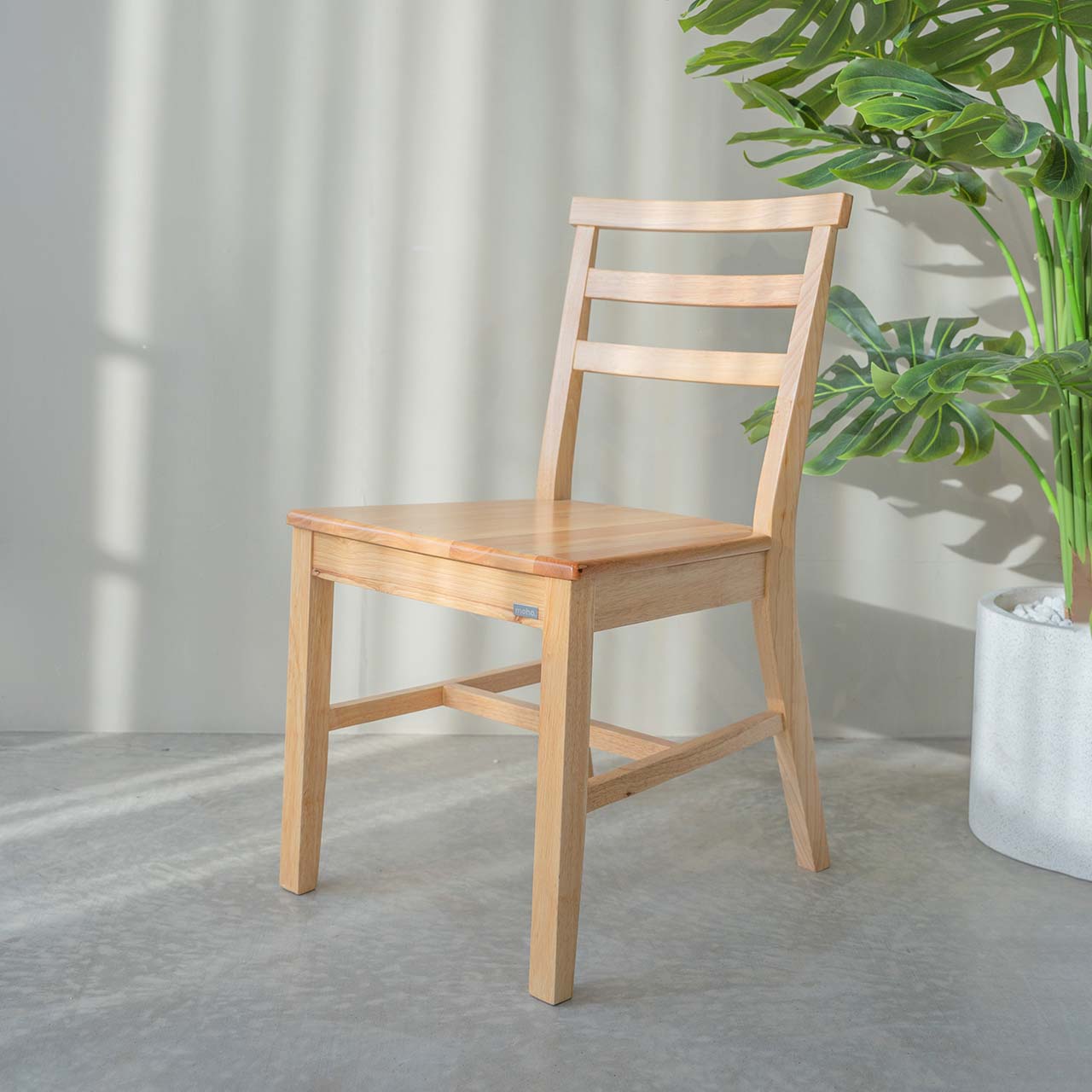 Ghế Ăn Gỗ Cao Su Tự Nhiên MALAGA 601