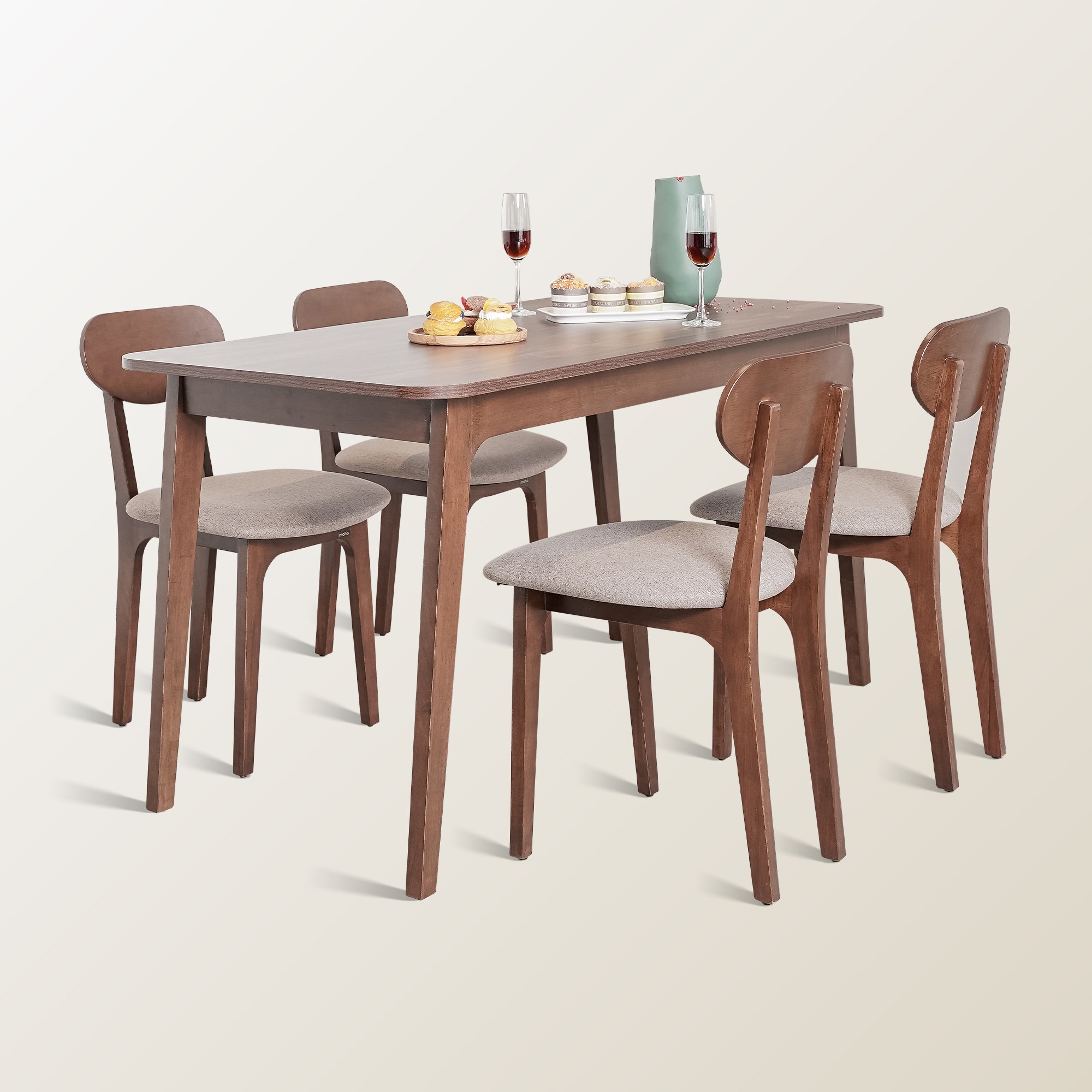 Combo Phòng Ăn  KOSTER Màu Nâu