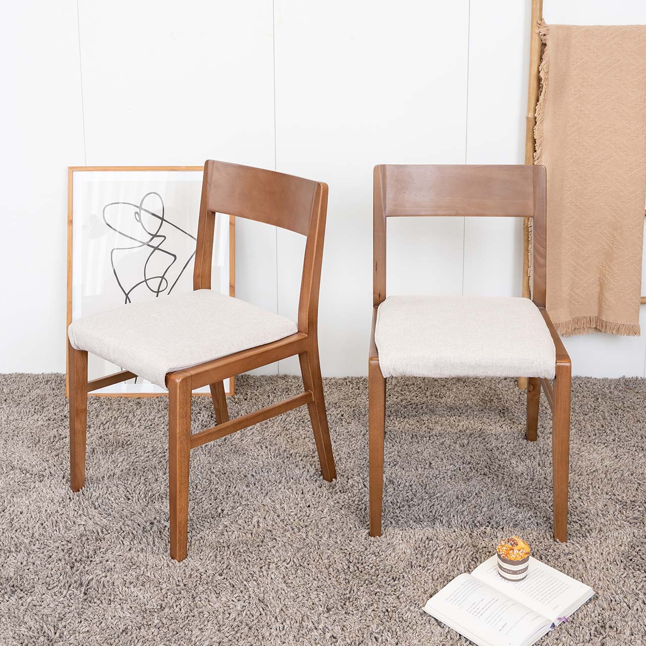 Ghế Ăn Gỗ Cao Su Tự Nhiên  FYN