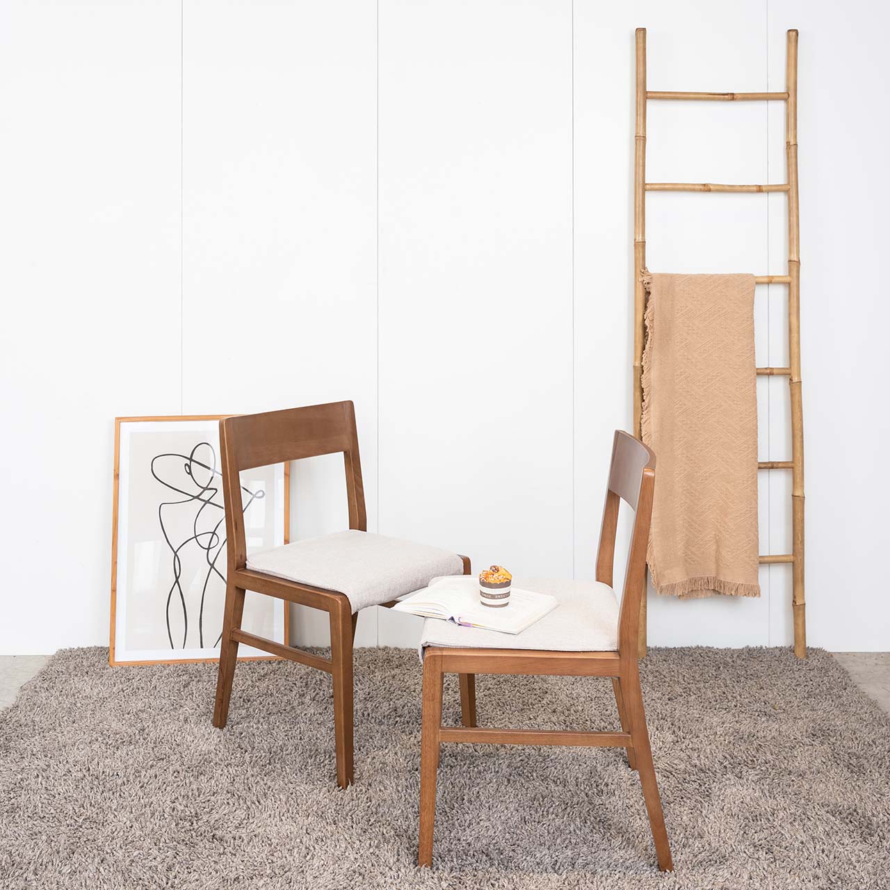 Ghế Ăn Gỗ Cao Su Tự Nhiên  FYN