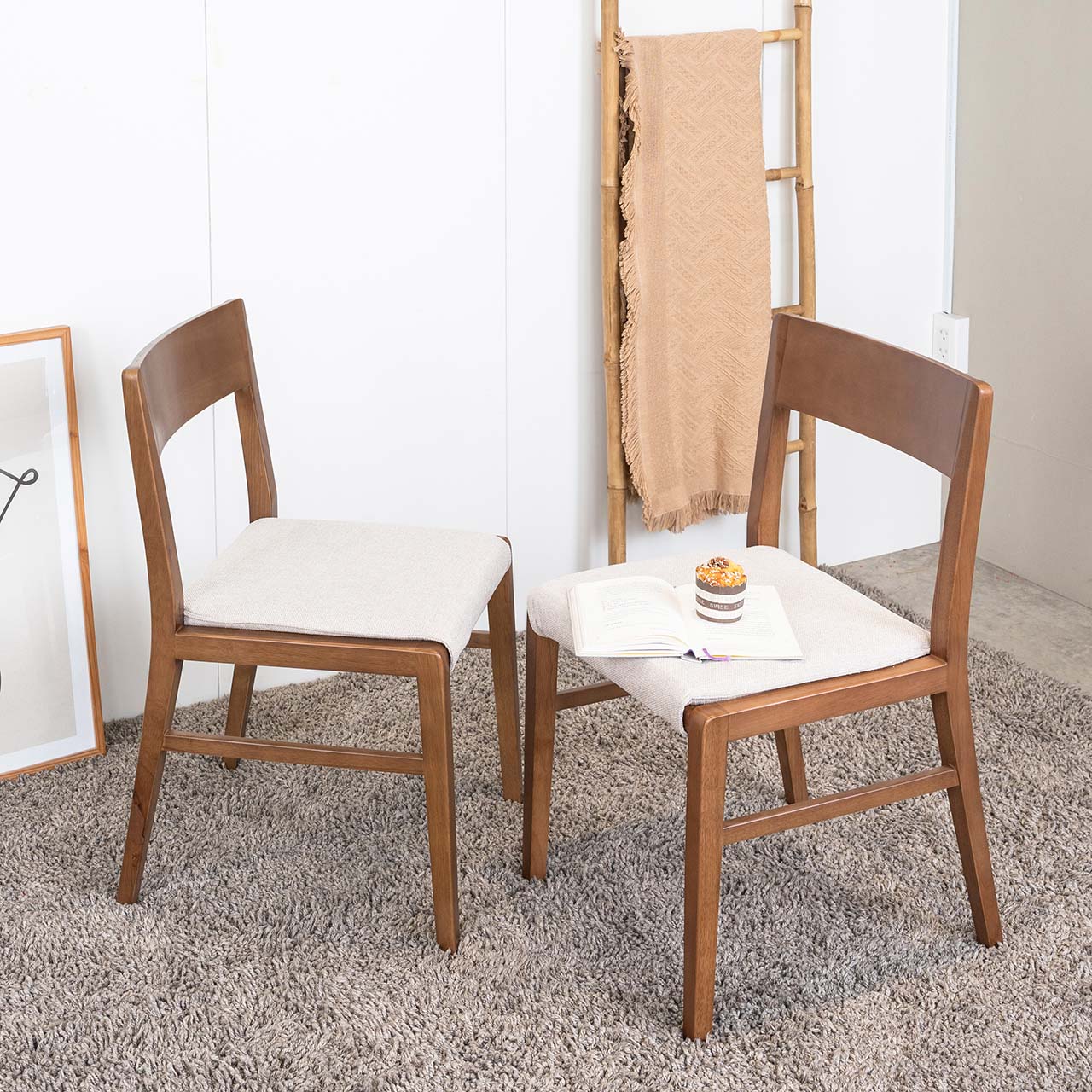 Ghế Ăn Gỗ Cao Su Tự Nhiên  FYN