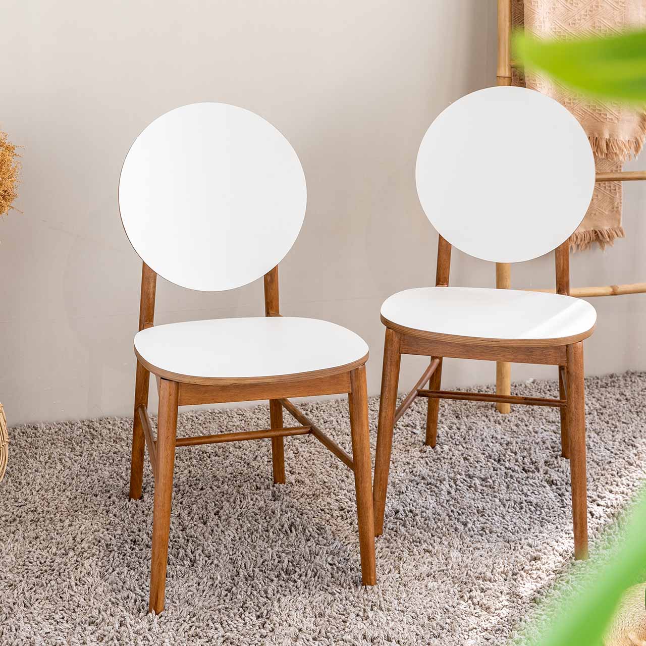 Ghế Ăn Gỗ Cao Su Tự Nhiên  VIBORG 601