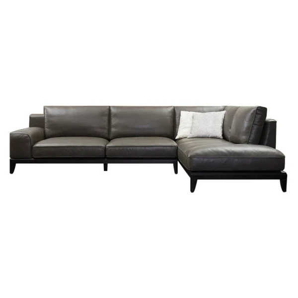 Ghế sofa da góc hiện đại L24