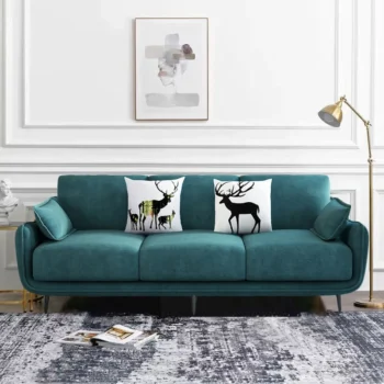 Ghế sofa văng đệm vải nhung nỉ V28