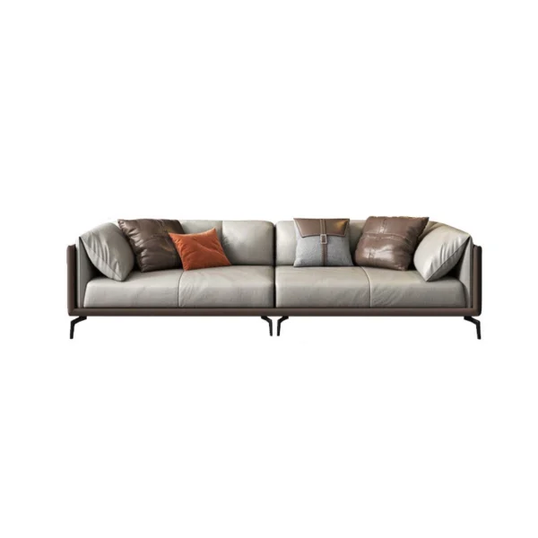 Ghế sofa văng da hiện đại V40