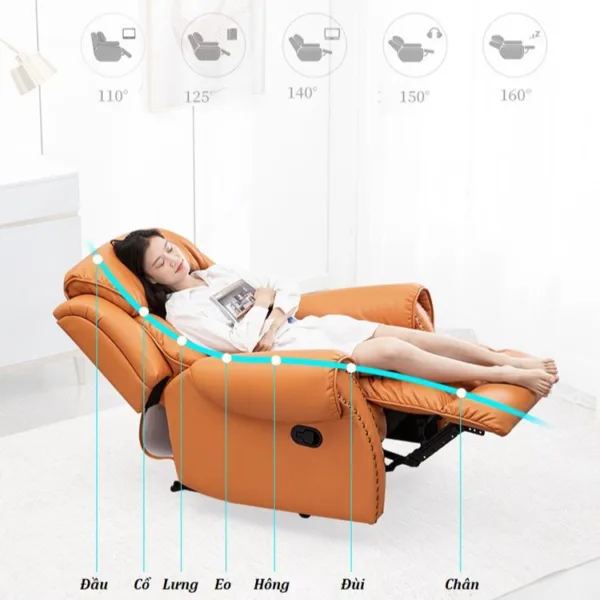 Ghế sofa thư giãn Hung GO Chalaroste