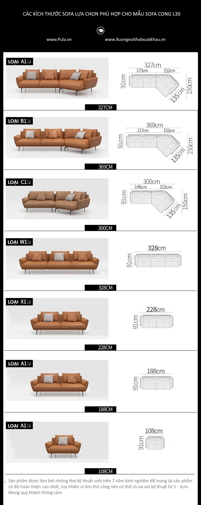 Sofa góc đệm cong L30