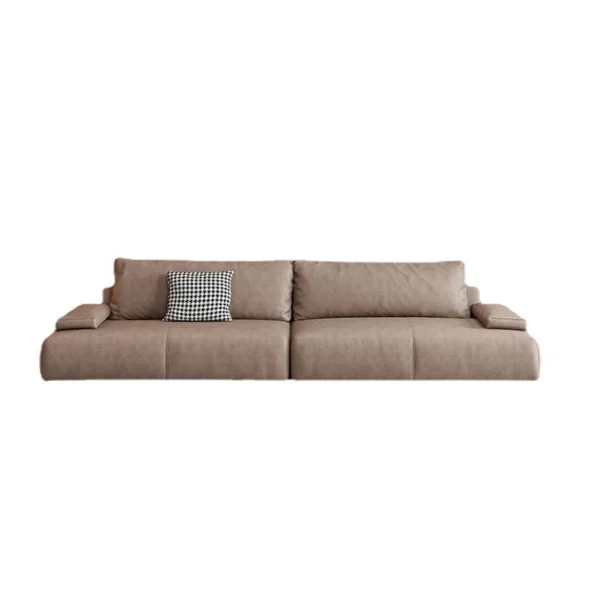 Ghế sofa văng đệm da lộn V53