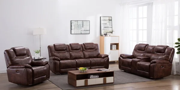 Sofa da cao cấp hàng xuất Mỹ SAA05