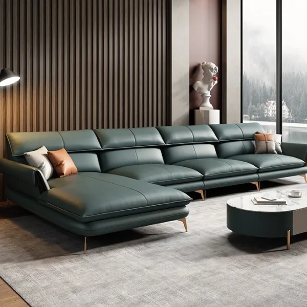 Sofa da bò Italy cao cấp Hung GO Davina (L43)