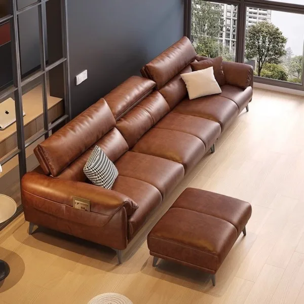 Sofa da cao cấp chống cháy Hung GO Benjamin (V69)