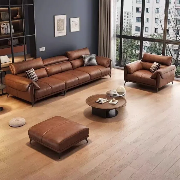 Sofa da cao cấp chống cháy Hung GO Benjamin (V69)