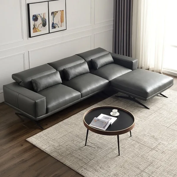 Sofa da cao cấp chống trầy xước Hung GO Lavano (L38)