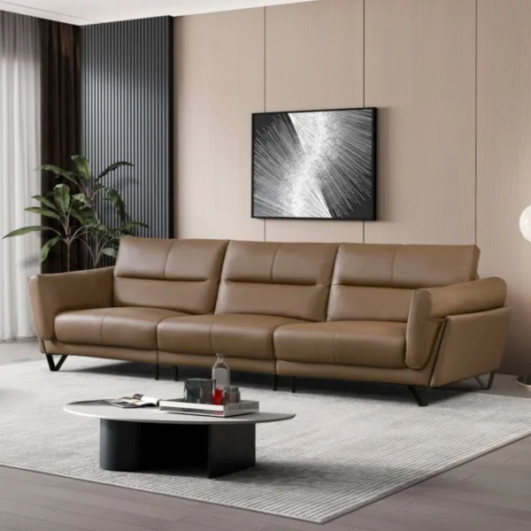 Sofa da thật Italy cao cấp Hung GO Vlado (V72)