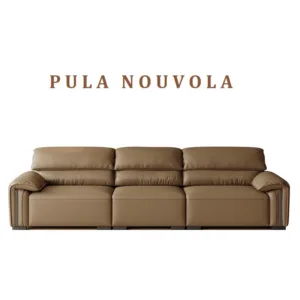 Sofa da thật phong cách Ý Hung GO Nouvola (V75)