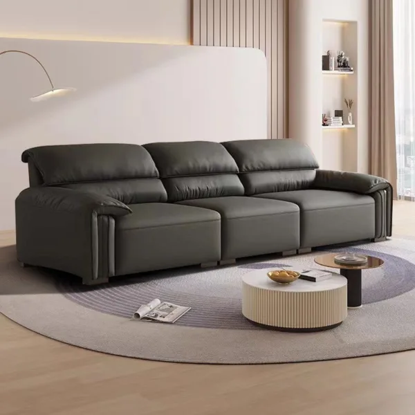 Sofa da thật phong cách Ý Hung GO Nouvola (V75)