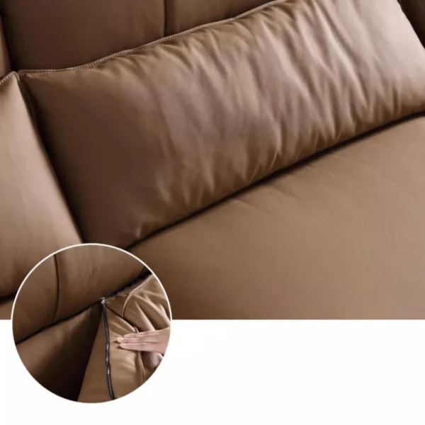 Sofa văng bọc da bò Ý cao cấp Hung GO Demar (V79)