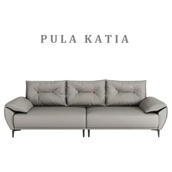 Sofa văng da bò Italia cao cấp Hung GO Katia (V77)