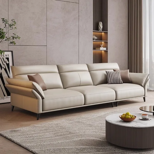 Sofa văng hiện đại bọc da bò Mastrotto Hung GO Layla (V81)