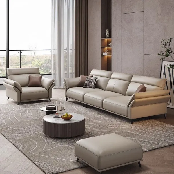 Sofa văng hiện đại bọc da bò Mastrotto Hung GO Layla (V81)