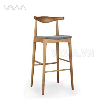 Ghế quầy bar gỗ sừng trâu Bull