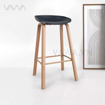 Ghế quầy bar Hay - Ghế đẩu bar chân thép mặt nhựa