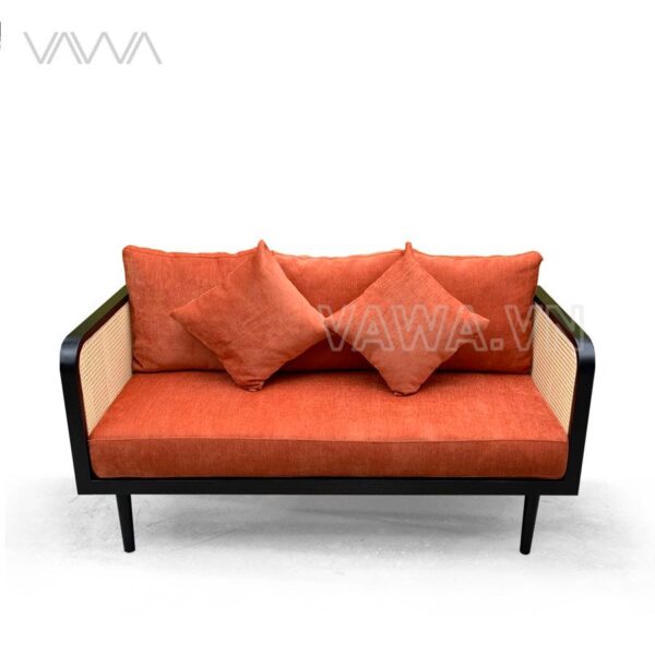 SOFA Văng Rustic Gỗ Mây