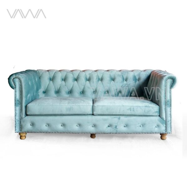 Sofa Văng Tân Cổ Rít Cúc Pearl