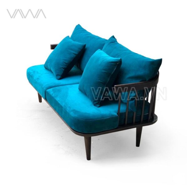 Sofa Rustic Văng Gỗ song tiện Fly