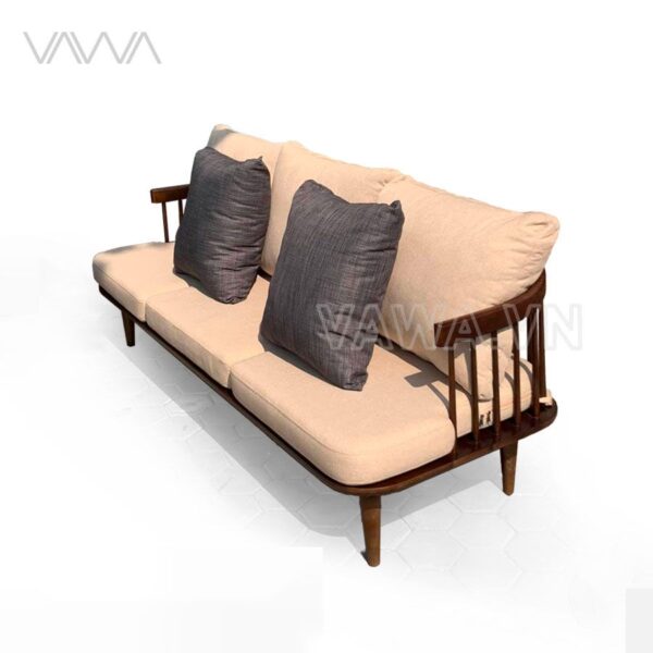 Sofa Rustic Văng Gỗ song tiện Fly