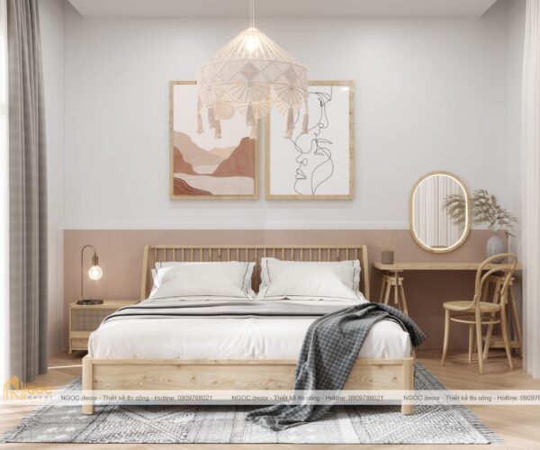Giường Rustic