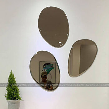 Bộ 3 Gương thuỷ trà – trang trí