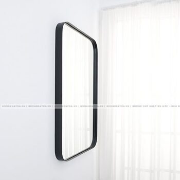 Gương chữ nhật bo góc – cho phòng tắm, bàn phấn