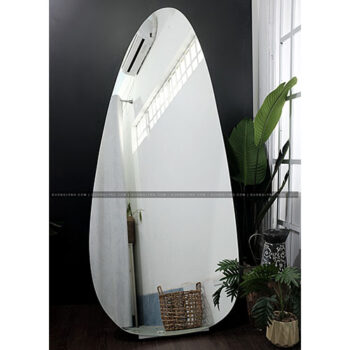 Gương soi toàn thân hình sỏi – chân dựng