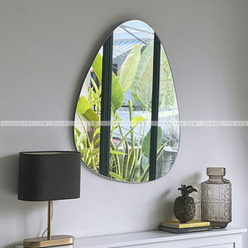 Gương hình sỏi tràn viền