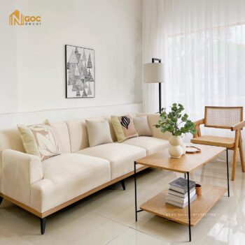 BÀN SOFA CHÂN SẮT CHỮ NHẬT