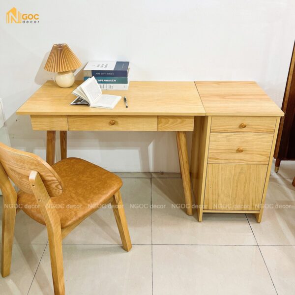 BÀN LÀM VIỆC + HỘC TỦ LƯU TRỮ - Hình ảnh 5