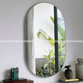 Gương oval tràn viền