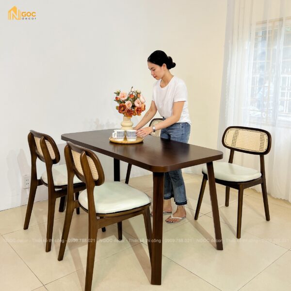 BỘ BÀN ĂN MỘC M6 - Hình ảnh 8