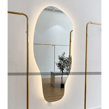 Gương soi toàn thân hình tự do – đèn led