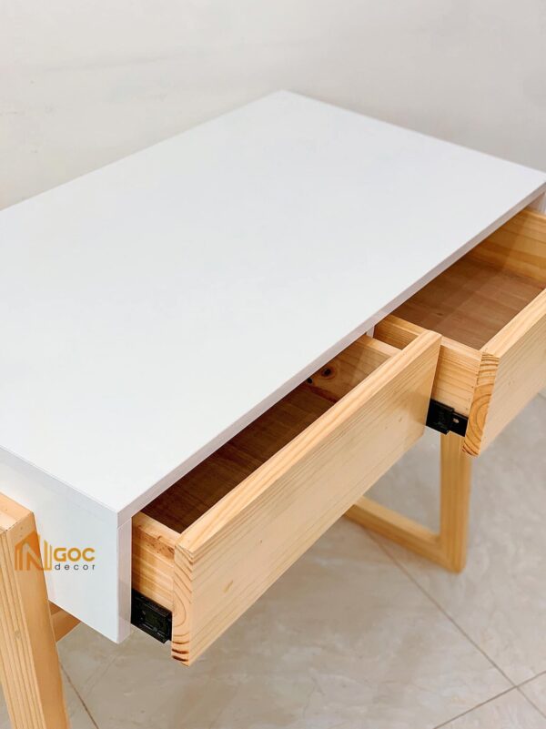 Bàn trắng, hộc tủ gỗ - Hình ảnh 6