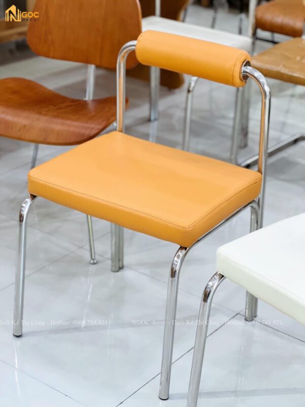 GHẾ INOX TỰA DA