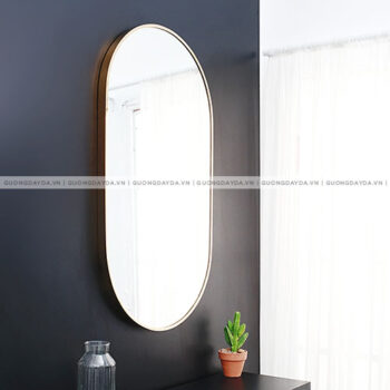 Gương inox bầu – cho phòng tắm, bàn phấn